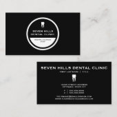 歯科用クリニックシール(カラーカスタマイズ可能) 名刺 (正面/裏面)
