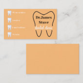 歯科用シンプル名刺 名刺 (正面/裏面)