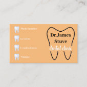 歯科用シンプル名刺 名刺 (正面)