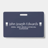 歯科用スタッフバッジ バッジ (裏面)