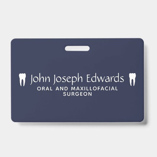 歯科用スタッフバッジ バッジ (正面)