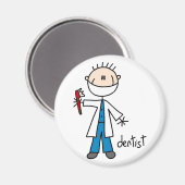 歯科用スティックフィギュア磁石 マグネット (正面/裏面)