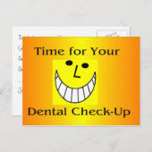 歯科用チェックアップポストカード ポストカード (正面/裏面)