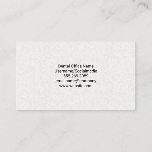 歯科用ツールロゴ 名刺 (裏面)