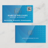 歯科用ツールロゴ | QRコード名刺 名刺 (正面/裏面)