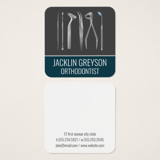 歯科用ツール (正面&裏面)