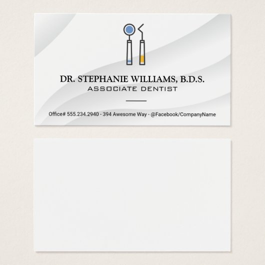 歯科用ツール |歯科 (正面&裏面)