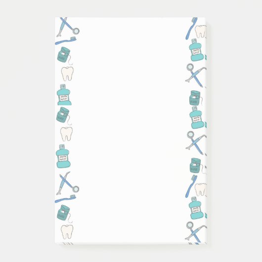 歯科用デザインメモ帳 ポストイット (正面)