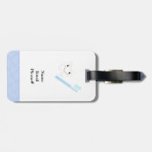 歯科用デザイン歯およびブラシ ラゲッジタグ (裏面横)