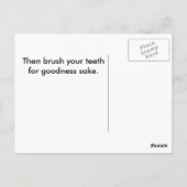 歯科用ハッピーバースデーはがき ポストカード (裏面)