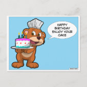 歯科用ハッピーバースデーはがき ポストカード (正面)