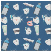 歯科用パターン – 濃い青 ファブリック (クローズアップ)