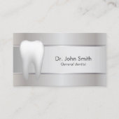 歯科用プロフェッショナル銀製歯科医 名刺 (正面)