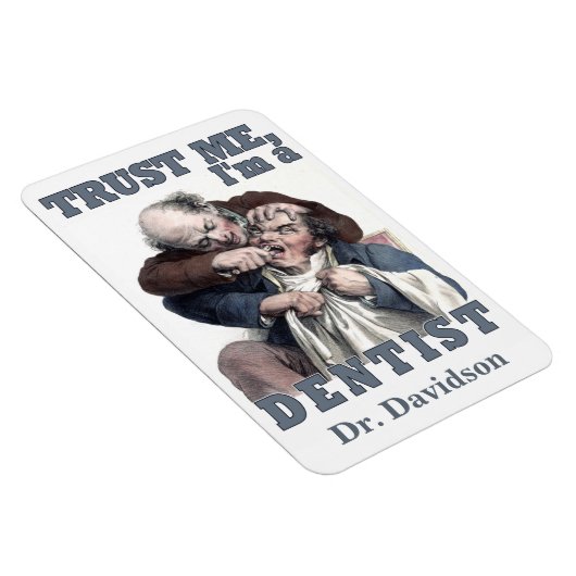 歯科用ユーモア名前をカスタムする磁石 マグネット (右側)