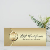 歯科用ラックカードギフト証明書金ゴールド臼歯 (スタンド正面)