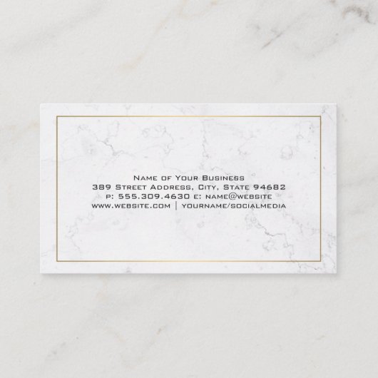 歯科用ロゴ |歯 名刺 (裏面)