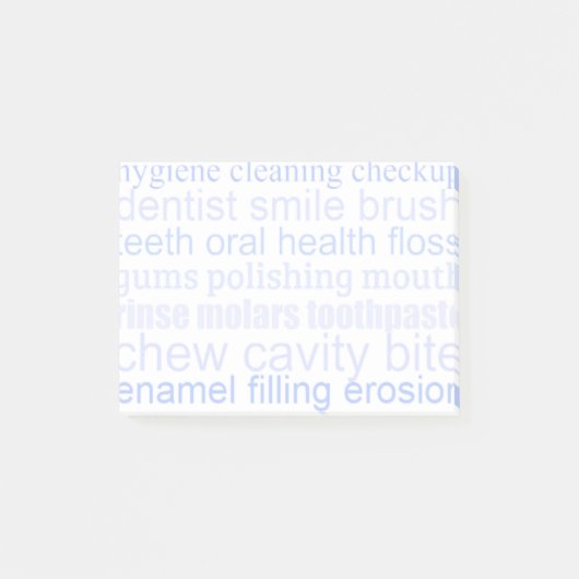 歯科用ワードアート ポストイット (正面)