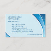 歯科用名刺(アポイントメント付) 予約カード (正面)