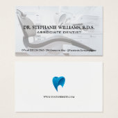 歯科用椅子 |歯のロゴ (正面&裏面)