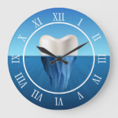 歯科用歯アイスバーグプロフェッショナル歯科医院 ラージ壁時計 (正面)