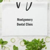 歯科用歯メディカルグラフィック歯科 キッチンタオル (折り畳み)