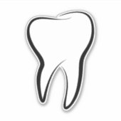 歯科用歯メディカルグラフィック歯科 シール (正面)