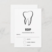 歯科用歯メディカルグラフィック歯科 出欠カード (正面/裏面)