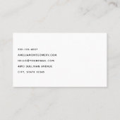 歯科用歯メディカルグラフィック歯科 名刺 (裏面)