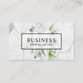 歯科用歯大理石モダンアポイントメント 予約カード (正面)