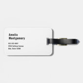 歯科用歯歯科クリニック医療グラフィック ラゲッジタグ (裏面横)