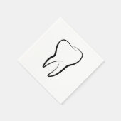 歯科用歯歯科クリニック医療 スタンダードカクテルナプキン (角)