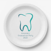 歯科用歯歯科医用画像卒業 ペーパープレート (正面)