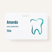 歯科用歯歯科医用画像 バッジ (裏面)