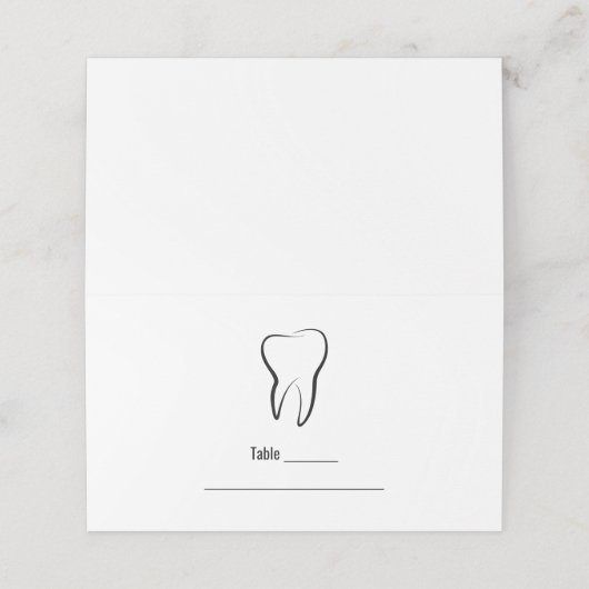 歯科用歯歯科診療口腔衛生テーブル プレイスカード (外部開封)
