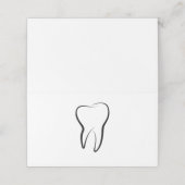 歯科用歯歯科診療口腔衛生空白の プレイスカード (外部開封)