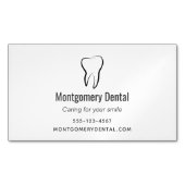 歯科用歯歯科診療口腔衛生 マグネット名刺 (正面)