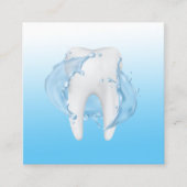 歯科用歯水スプラッシュプロフェッショナル歯科医 スクエア名刺 (正面)