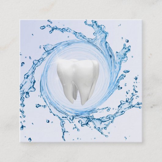 歯科用歯水プロフェッショナル スクエア名刺 (正面)