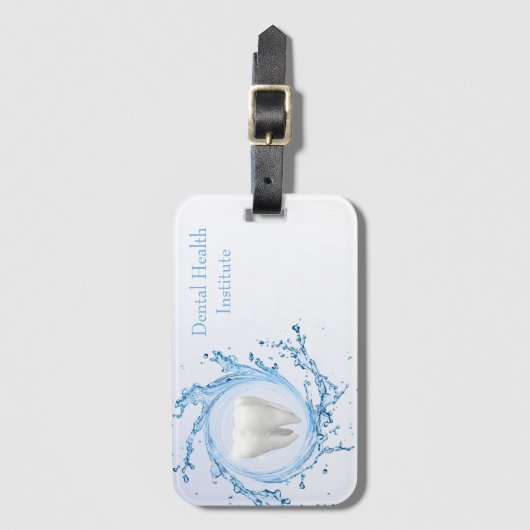 歯科用歯水プロフェッショナル ラゲッジタグ (正面縦)