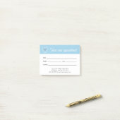 歯科用歯牙ロゴ歯科衛生士アポイントメント ポストイット (デスク上)