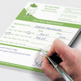 歯科用歯牙造幣葉医療アポイントメント ノートパッド