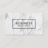歯科用歯石モダン理石アポイントメント 予約カード (正面)
