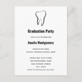 歯科用歯科グラフィック歯科卒業 ポストカード (正面)