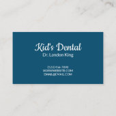 歯科用歯科医アポイントメントカード 名刺 (裏面)