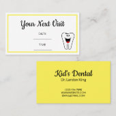 歯科用歯科医アポイントメントカード 名刺 (正面/裏面)