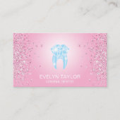 歯科用歯科医院歯のホワイトニングスマイル 名刺 (正面)