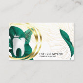 歯科用歯科医院歯ホワイトニングフローラバス 名刺 (正面)