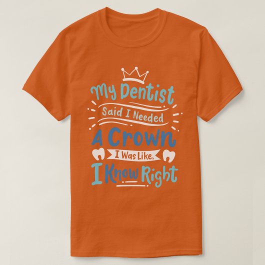 歯科用歯科歯科 Tシャツ (デザイン正面)