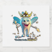 歯科用歯科治療室。トップ スパークリングワインラベル (シングルラベル)