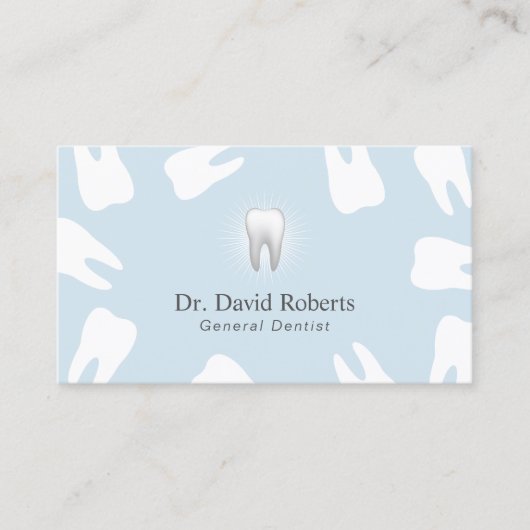 歯科用歯科用アポイントメントライトブルー 予約カード (正面)